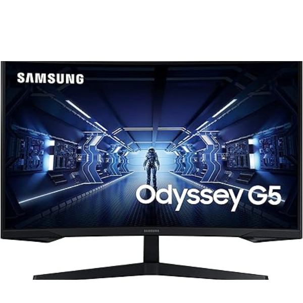 Samsung 27 G5 Odyssey Gaming Monitor with 144Hz refresh rate - LC27G55TQBM - DokanTech #