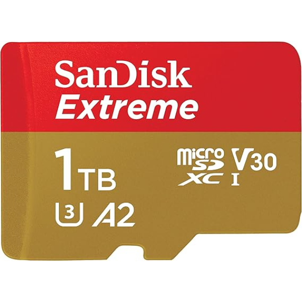 SanDisk Extreme 1TB microSD – V30 A2 rating
