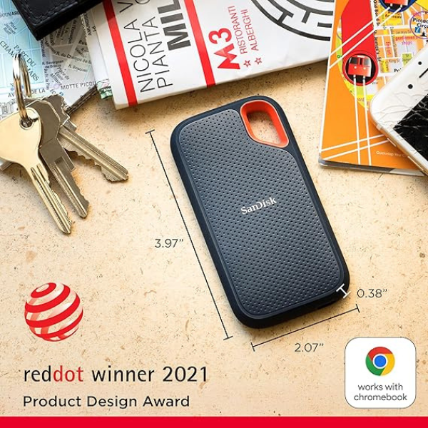 SanDisk Extreme 4TB portable SSD – lifestyle