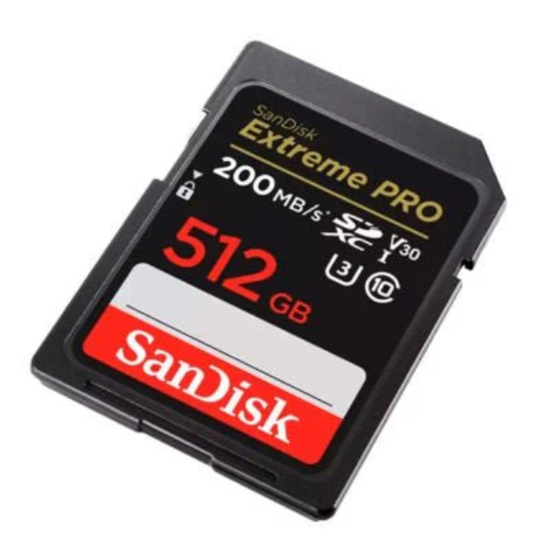 SanDisk Extreme PRO 512GB 200/140MB/s SD - DokanTech #