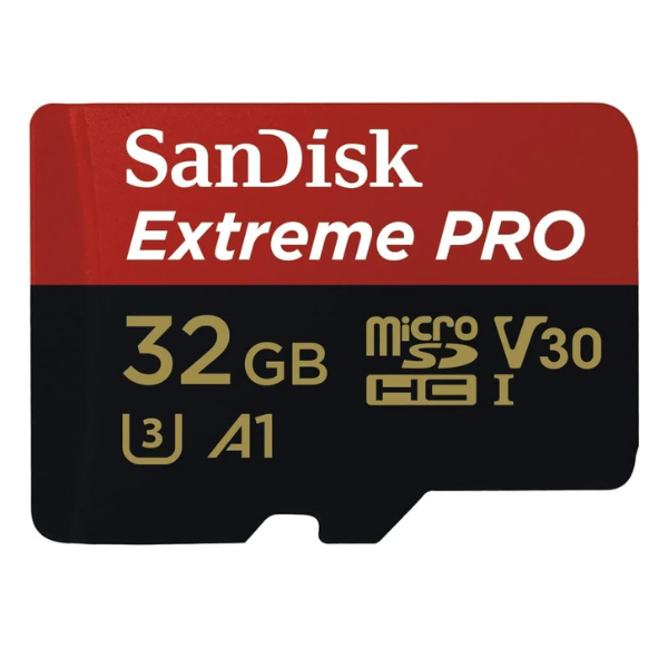 SanDisk Extreme PRO microSDHC 32GB PRO Deluxe 100MB/s A1 C10 V30 UHS-I U3 - DokanTech #