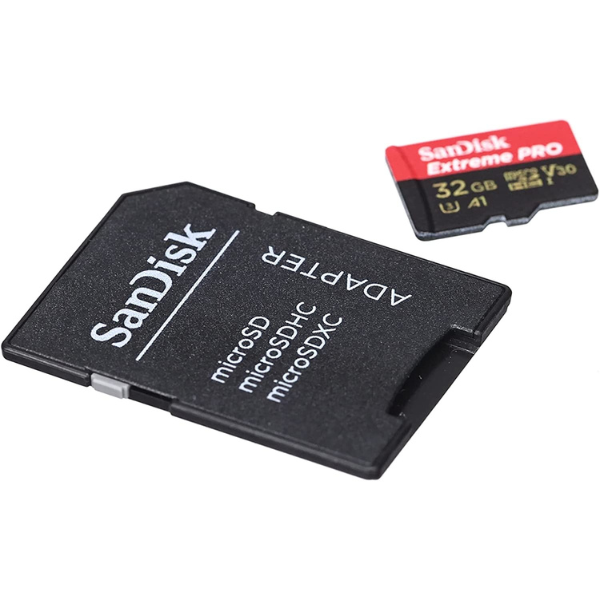 SanDisk Extreme PRO microSDHC 32GB PRO Deluxe 100MB/s A1 C10 V30 UHS-I U3 - DokanTech #