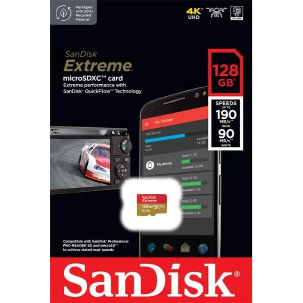 Sandisk Extreme Micro 128GB - Dokkantech