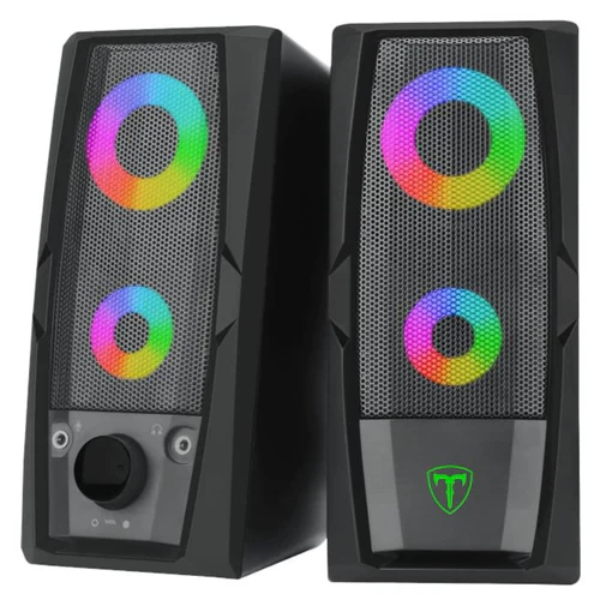 T-Dagger TGS550 speakers – desk lifestyle