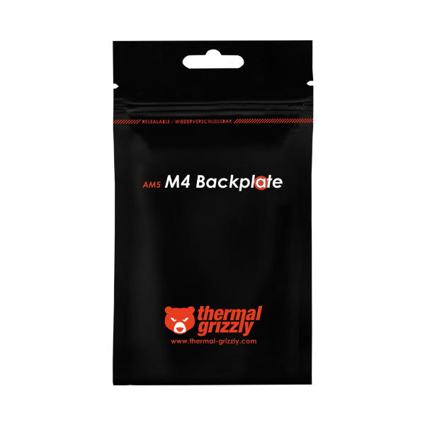 Thermal Grizzly M4 Backplate for AMD AM5 Socket – Enhanced Stability