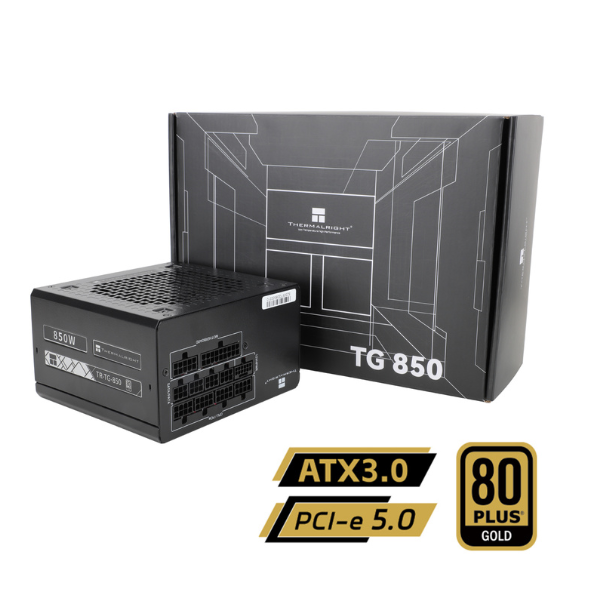 Thermalright ATX Full Modular Power Supply 850W PCI-e 5.0 80 Plus Gold - TR-TG850-Dokkantech
