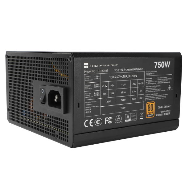 Thermalright ATX Power Supply 750W PCI-e 5.0 - 80 Plus Bronze- TB-750S-Dokkantech