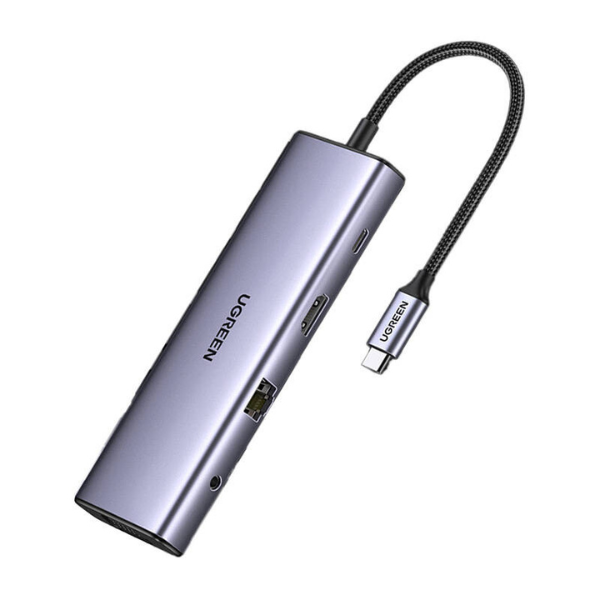 Ugreen10in1USB-CMultifunctionAdapter4k-GrayMain-DokkanTech