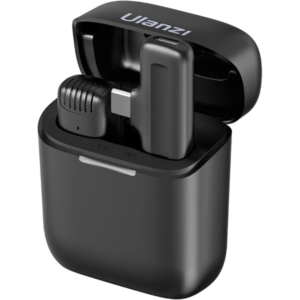 Ulanzi J11 Wireless Lavalier Microphone System - TypeC - Black
- Dokkantech