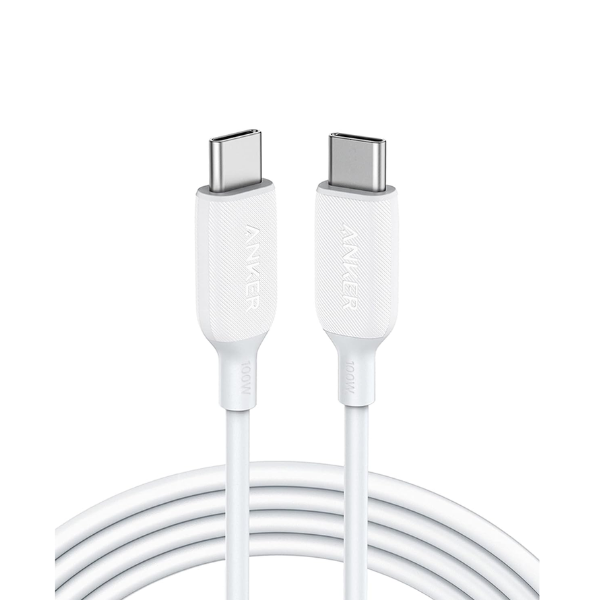 Anker 543 USB-C to USB-C 100W braided cable 1.8M – front view