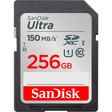 SanDisk Ultra SDXC 256GB Memory Card 150MB/s, C10, U1, Full HD - DokanTech #