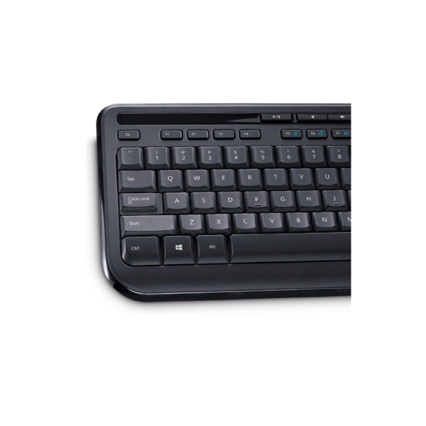 Microsoft Combo Wired 600 Desktop high Quality Eng/Ara Black - DokanTech #