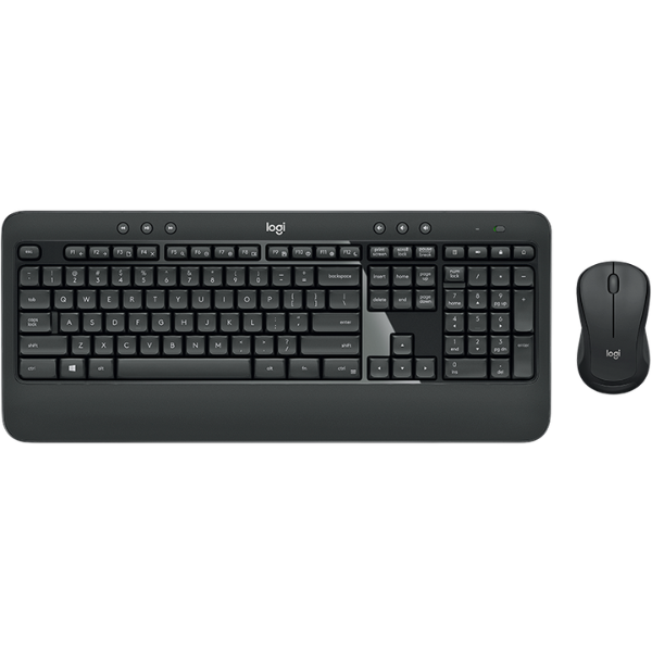 Logitech MK540 wireless keyboard and mouse combo Arabic – front view