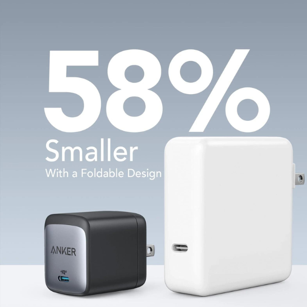 Anker 715 Wall Charger Nano II 65W, Black - DokanTech #