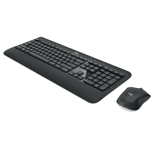 Logitech MK540 wireless combo – mouse side view