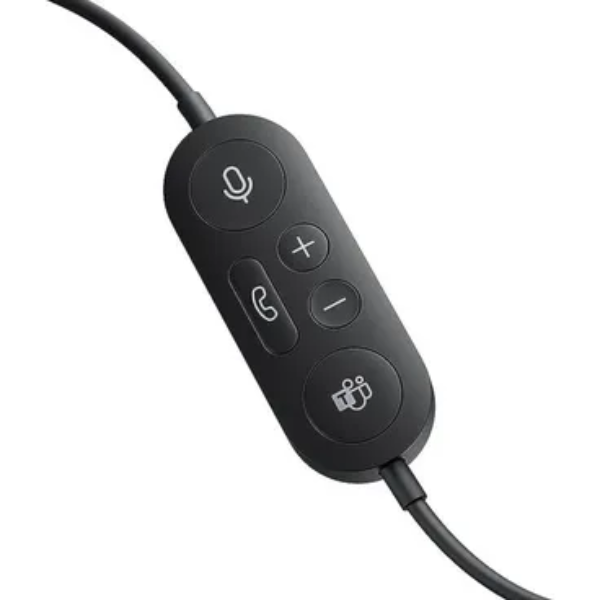 Microsoft Modern USB headset – wearing in office