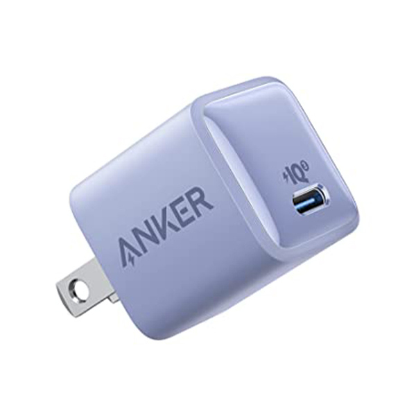 Anker 511 Nano Pro 20W USB-C charger – front view black