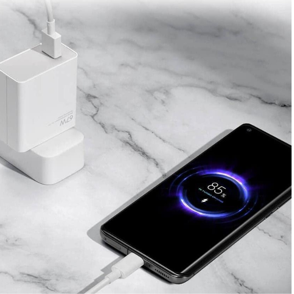 Xiaomi Mi 67W Fast Charger Travel Adapter With USB-A to USB-C Cable - DokanTech #