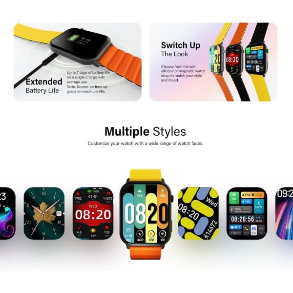 Kieslect Ks Smartwatch 1.78Inch HD AMOLED Screen Bluetooth Call Metal Body IP68 Waterproof Fashion Sport Men Women Smart Watch - DokanTech #