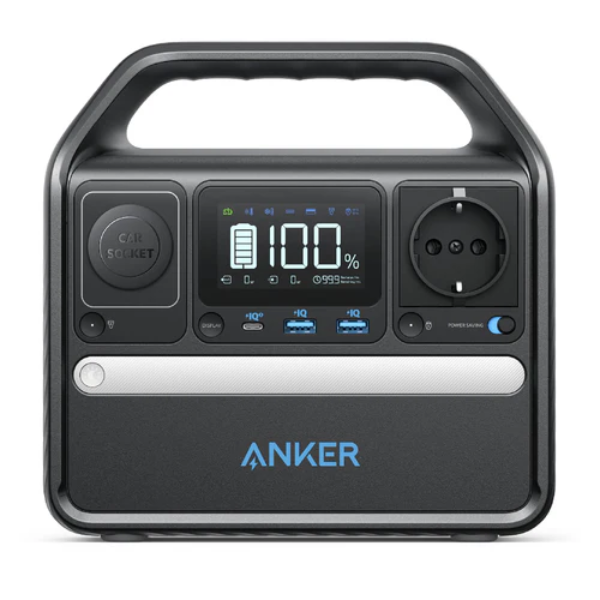 Anker 521 Portable Power Station PowerHouse, 256Wh, 200W, A1720311 - Black - DokanTech #