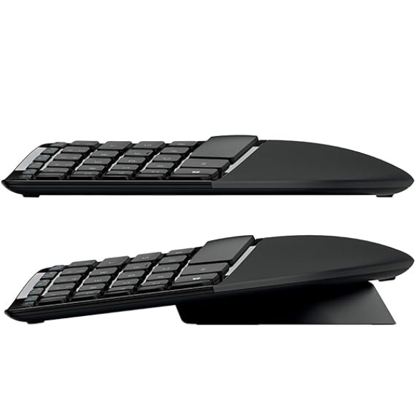 Microsoft L5V-00018 Sculpt Ergonomic Desktop Keyboard & Mouse Black - DokanTech #