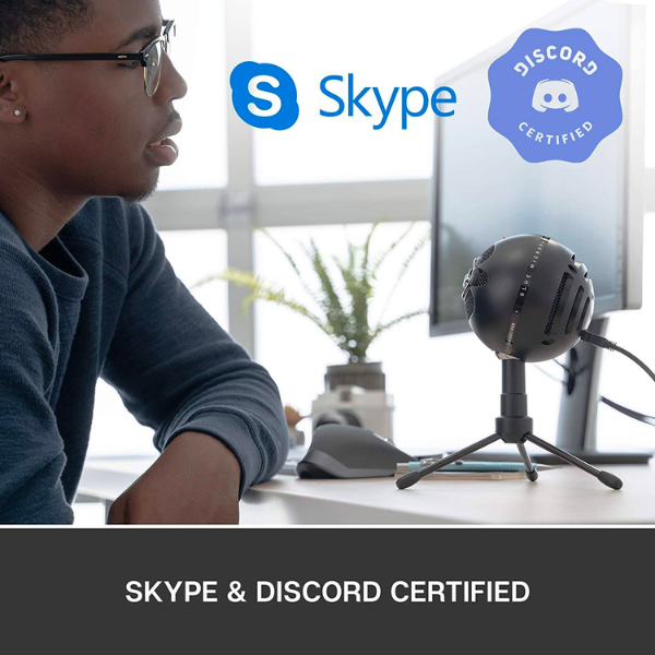 Logitech Snowball Ice USB Streaming Microphone With Blue - DokanTech #