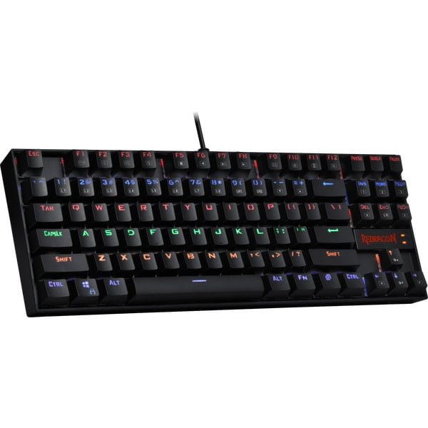 Redragon K552 Kumara mechanical gaming keyboard brown switches – front view