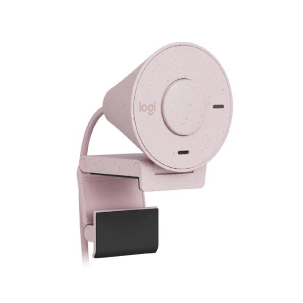 Logitech Brio 300 Full HD A 1080p webcam with auto light correction, noise-reducing mic, and USB-C connectivity - DokanTech #
