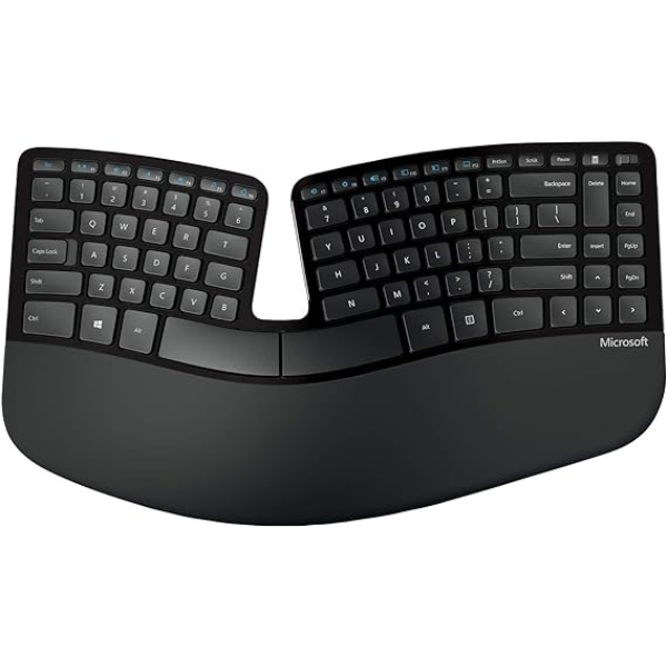 Microsoft L5V-00018 Sculpt Ergonomic Desktop Keyboard & Mouse Black - DokanTech #