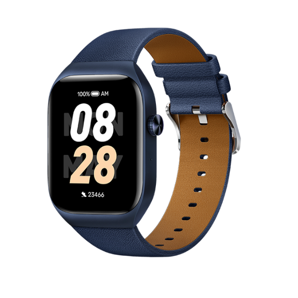 Mibro T2 Smart Watch (Deep Blue) - 1.75" Amoled Display, Bluetooth Calling, 10 Day Battery Life, 2ATM Waterproof, GPS Positioning - DokanTech #