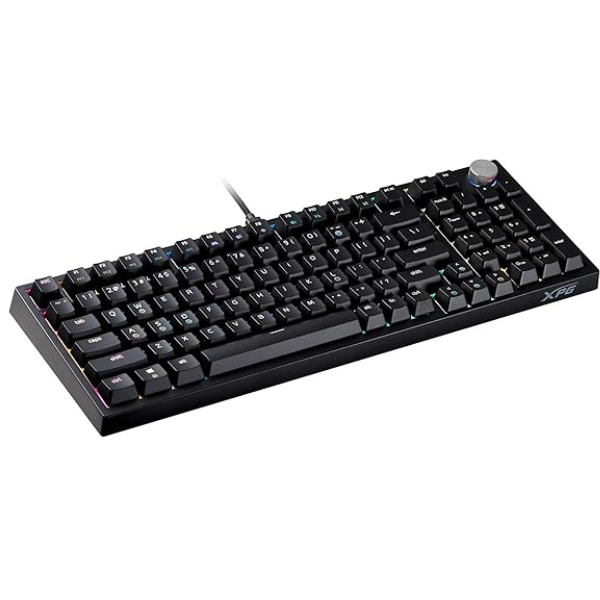 XPG Sorcerer Wired Gaming Keyboard Red Switch RGB EN Only - Black-dokantech#