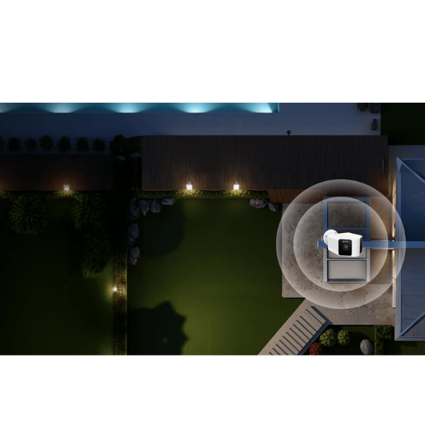 Xiaomi Outdoor Camera CW100 Dual 2K – Dual-Lens Ultra-Wide View, AI Detection, IP66 – White-dokantech#