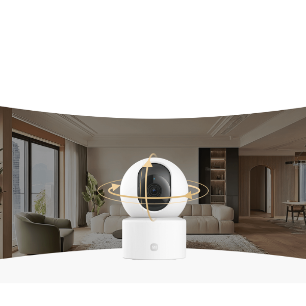 Xiaomi Smart Camera C201 – 1080p Full HD, AI Human Detection, 360° PTZ, Wi-Fi 6 – White-dokantech#