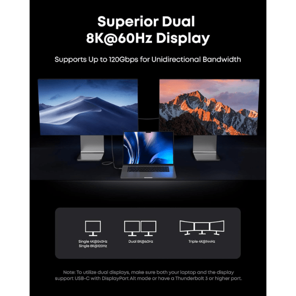 Anker Prime Thunderbolt 5 Cable 80Gbps 240W for MacBook Pro M4 Anker Egypt