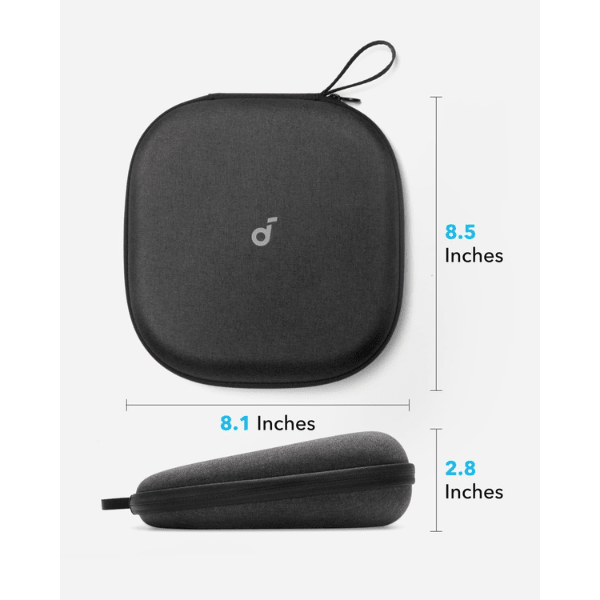 Anker Soundcore T00Z2 Headphones Case – Black, Durable & Compact Anker Egypt