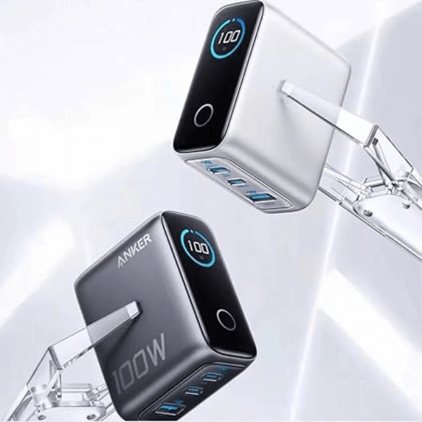 Anker Zolo 100W GaN Charger with Smart Display + USB - C Cable Anker Egypt