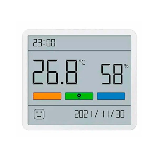 Atuman TH1 digital clock thermohygrometer temperature and humidity monitor – front view