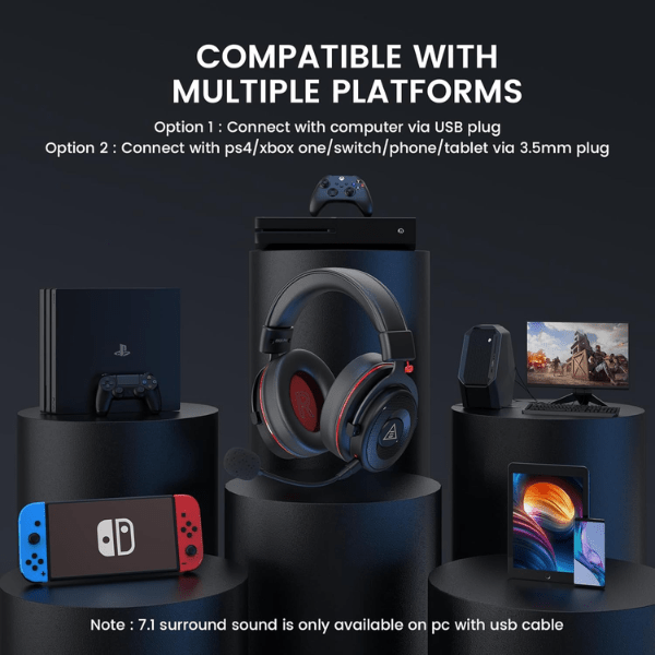 EKSA E900 Pro Gaming Headset - 7.1 Surround, Noise - Canceling Mic EKSA Egypt
