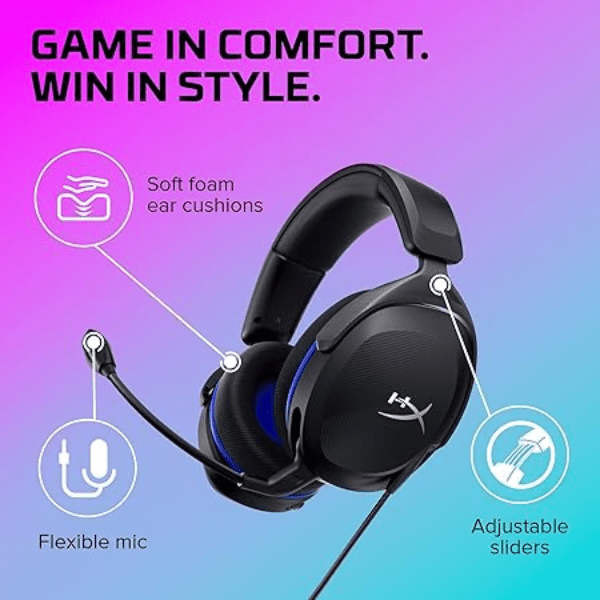 HyperX Cloud Stinger 2 Core Wired Gaming Headset – Black HyperX Egypt