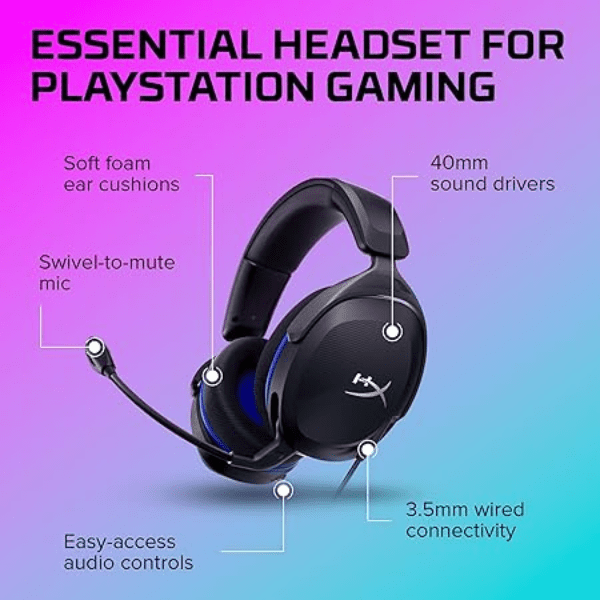 HyperX Cloud Stinger 2 Core Wired Gaming Headset – Black HyperX Egypt
