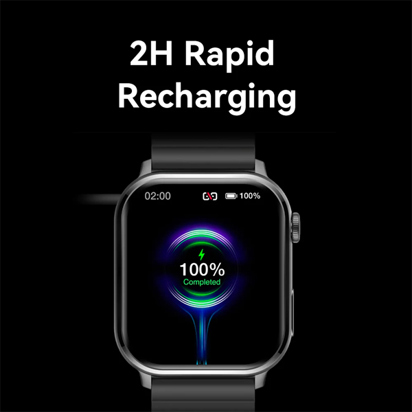 iMilab Smart Watch W02 - Black - DokanTech #