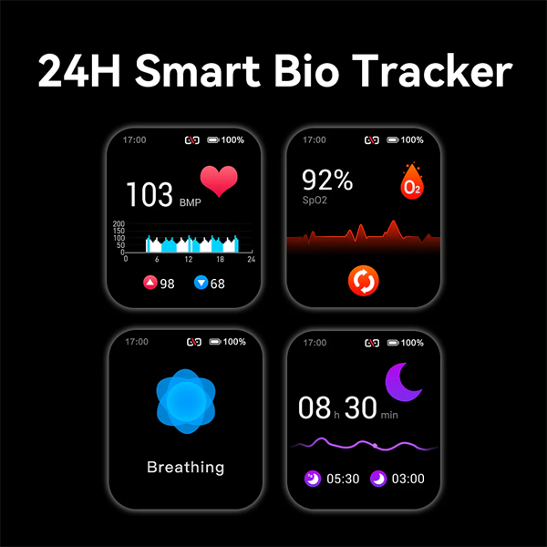 iMilab Smart Watch W02 - Black - DokanTech #