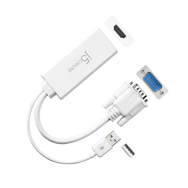 White USB adapter with multiple ports on a white background