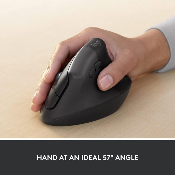 Logitech Lift Vertical Ergonomic Mouse (Business) - DokanTech #