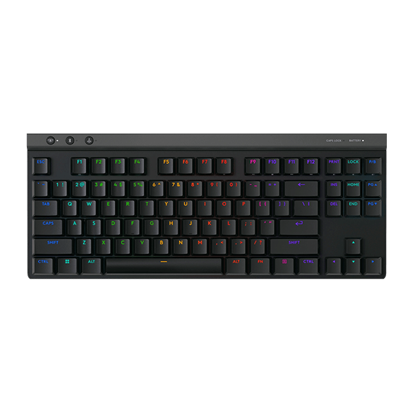 Logitech G515 Lightspeed TKL wireless keyboard linear switch English – front view