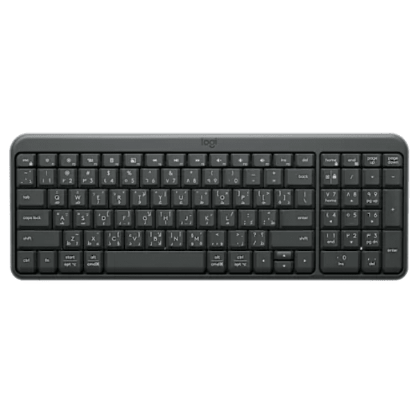 Logitech K250 Bluetooth Wireless Keyboard Black Arabic Layout Logitech Egypt