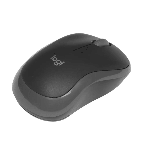 Logitech M186 Wireless Mouse Gray – Comfortable Compact USB Receiver Logitech Egypt
