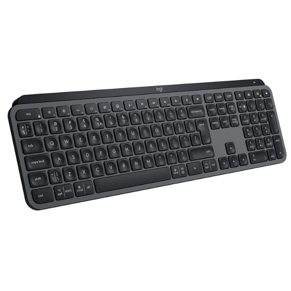 Logitech MX Keys S wireless keyboard graphite English – front view