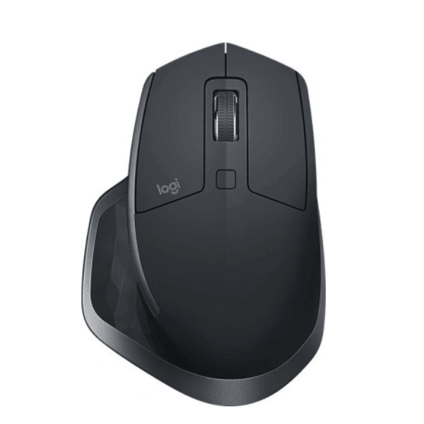 Logitech MX Master 2S Bluetooth mouse 4000 DPI multi-device – front view graphite