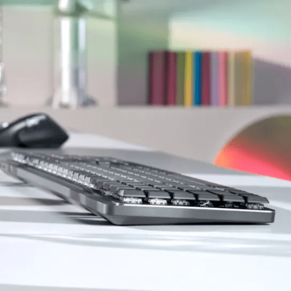 Logitech MX Mechanical Wireless Keyboard Illumination – Graphite (English Layout) Logitech Egypt